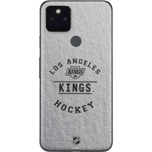 NHL Los Angeles Kings Black Text Google Pixel 4a 5G Skin